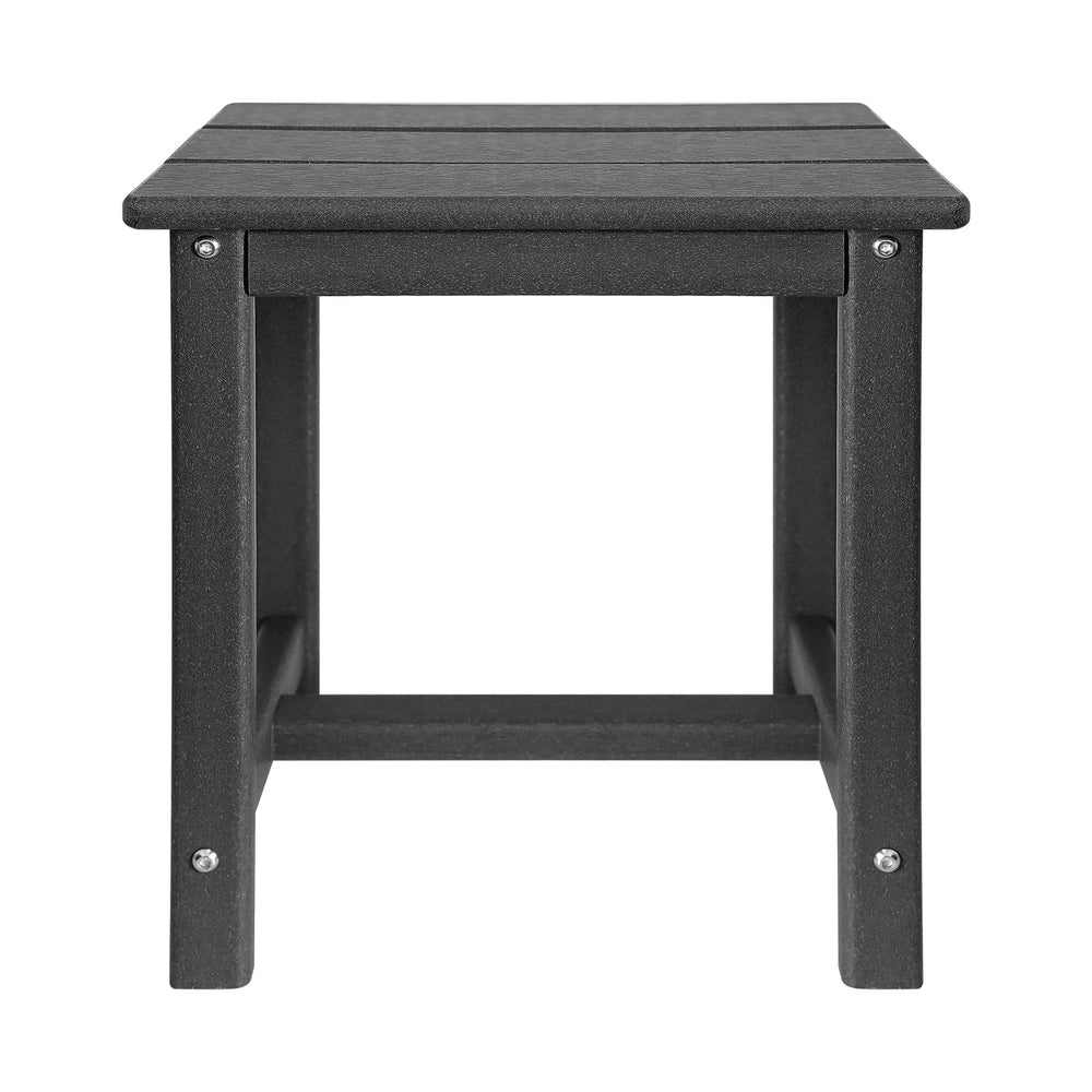 GARDENSTAR Adirondack Square Side Table with books and drinks