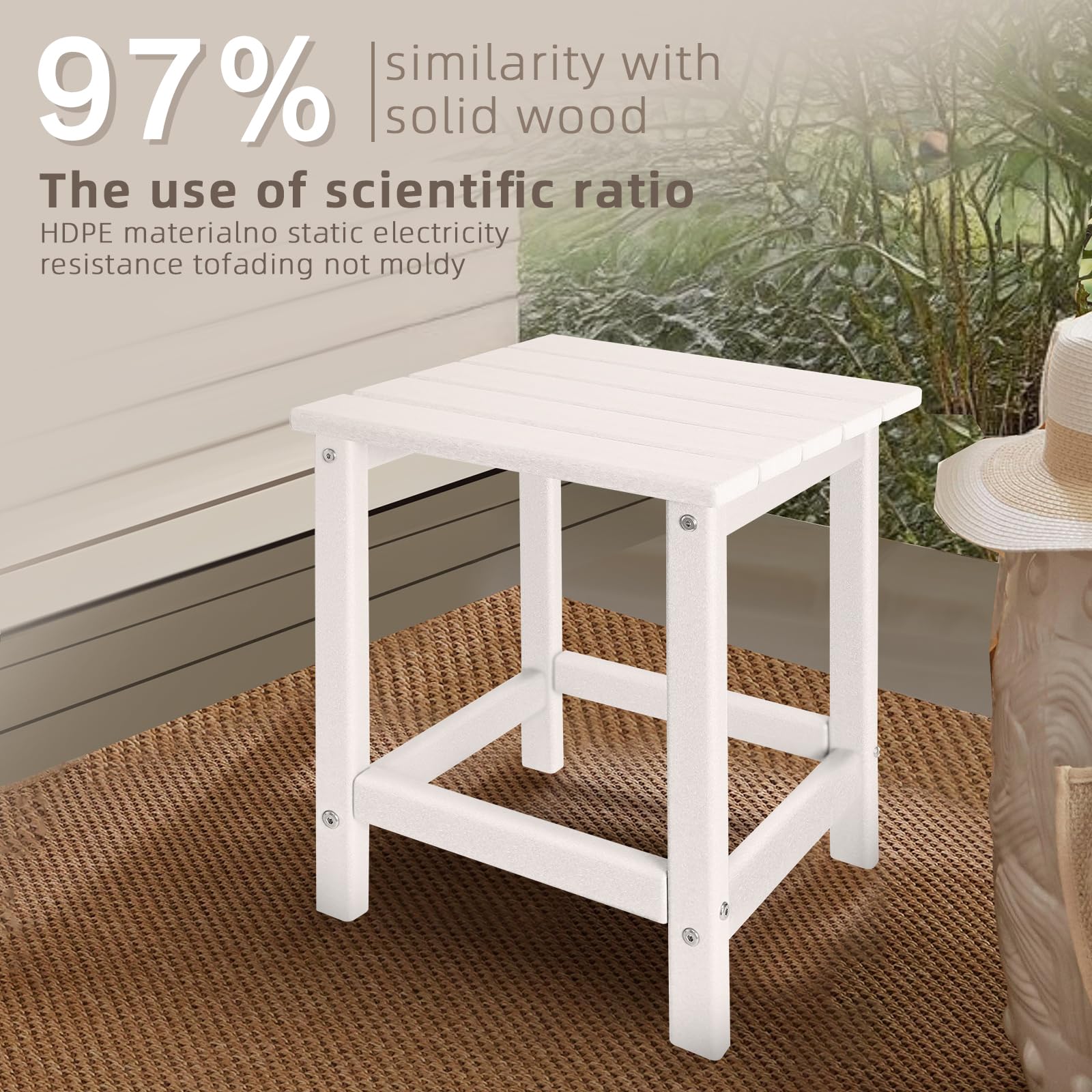 GARDENSTAR Outdoor Side Table dimensions and specs