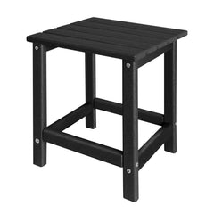 GARDENSTAR Outdoor Side Table front view in black
