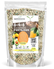 GARDENWISE 6-4-6 Citrus and Avocado Fertilizer front view