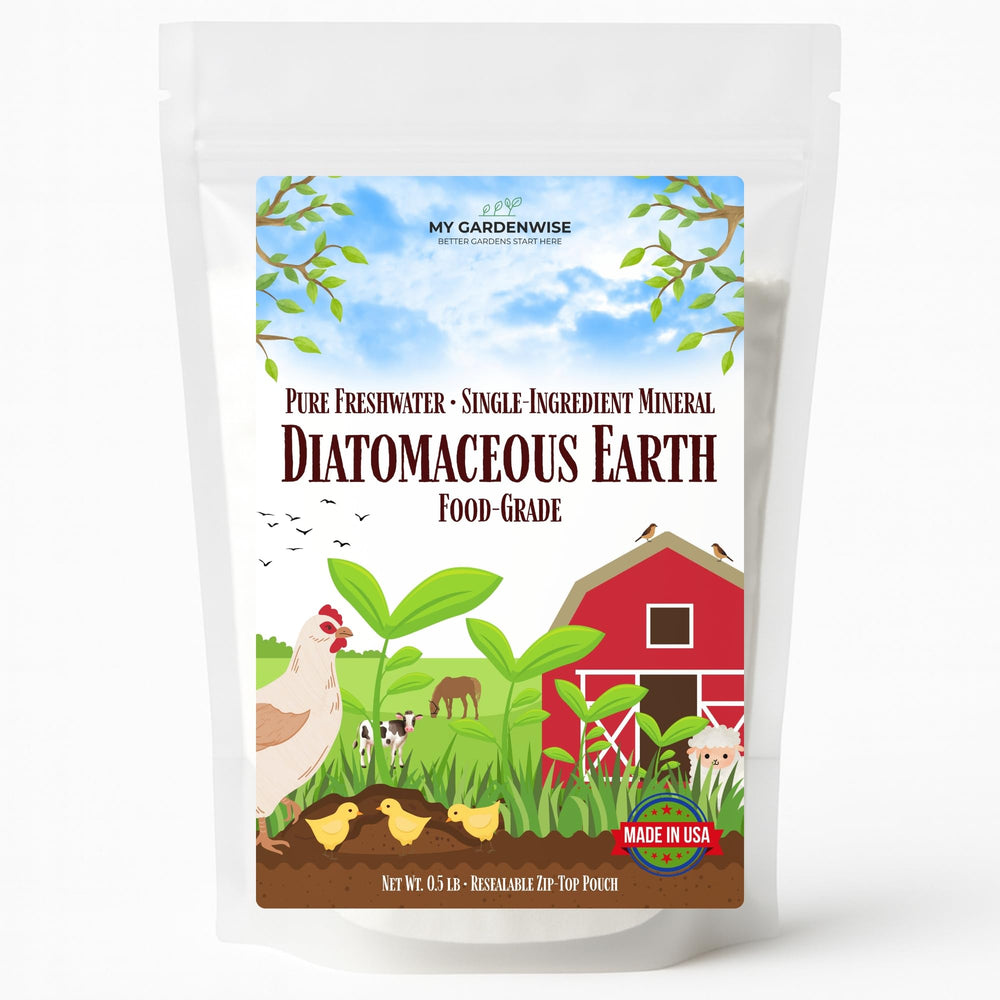 GARDENWISE Diatomaceous Earth Food Grade Powder in resealable pouch