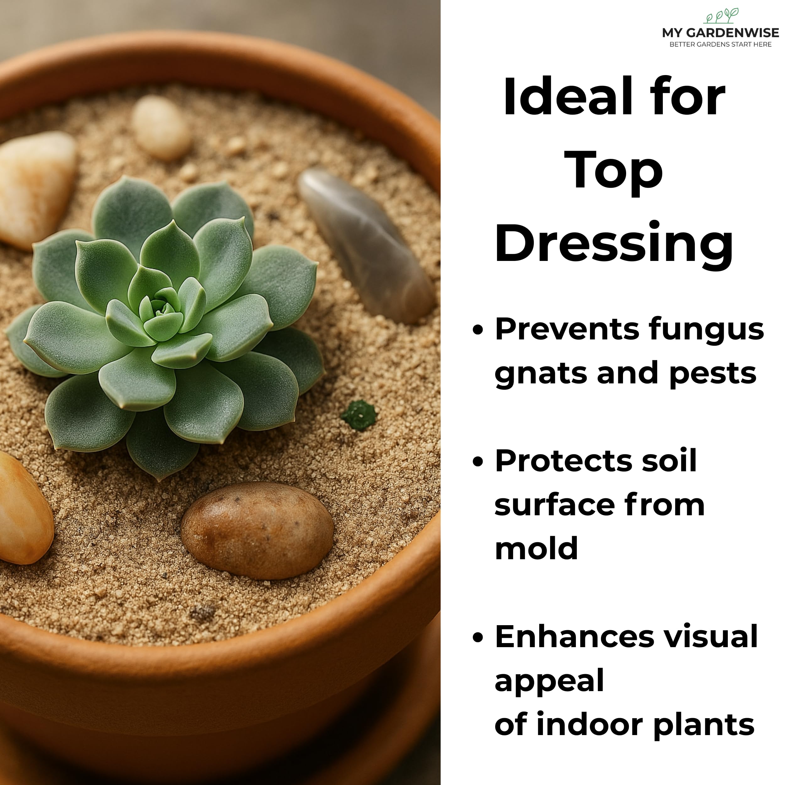 GARDENWISE Fine Sand for Plants mixed with potting soil
