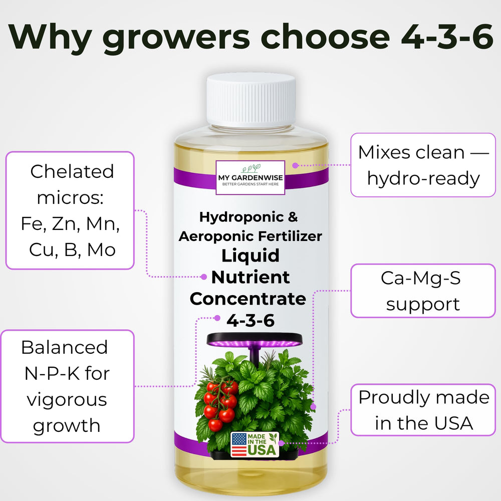 GARDENWISE Liquid Plant Food label close-up