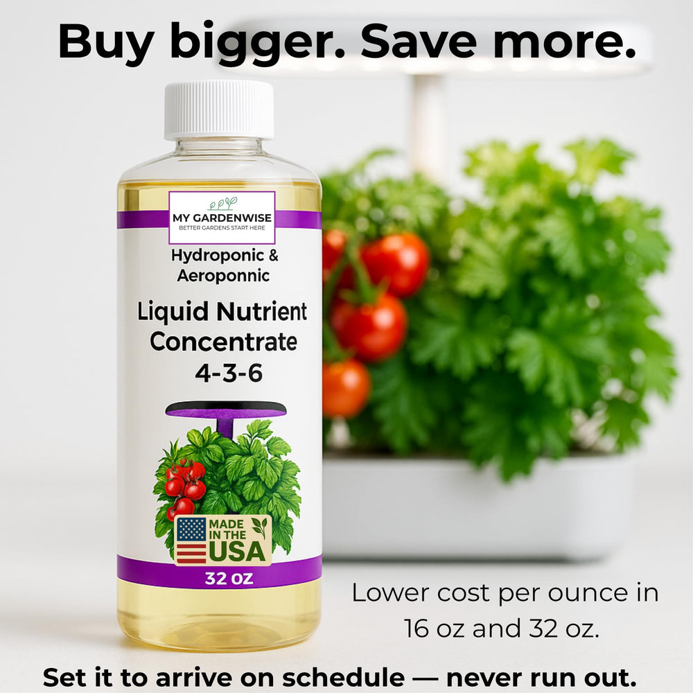 GARDENWISE Liquid Plant Food with indoor plants