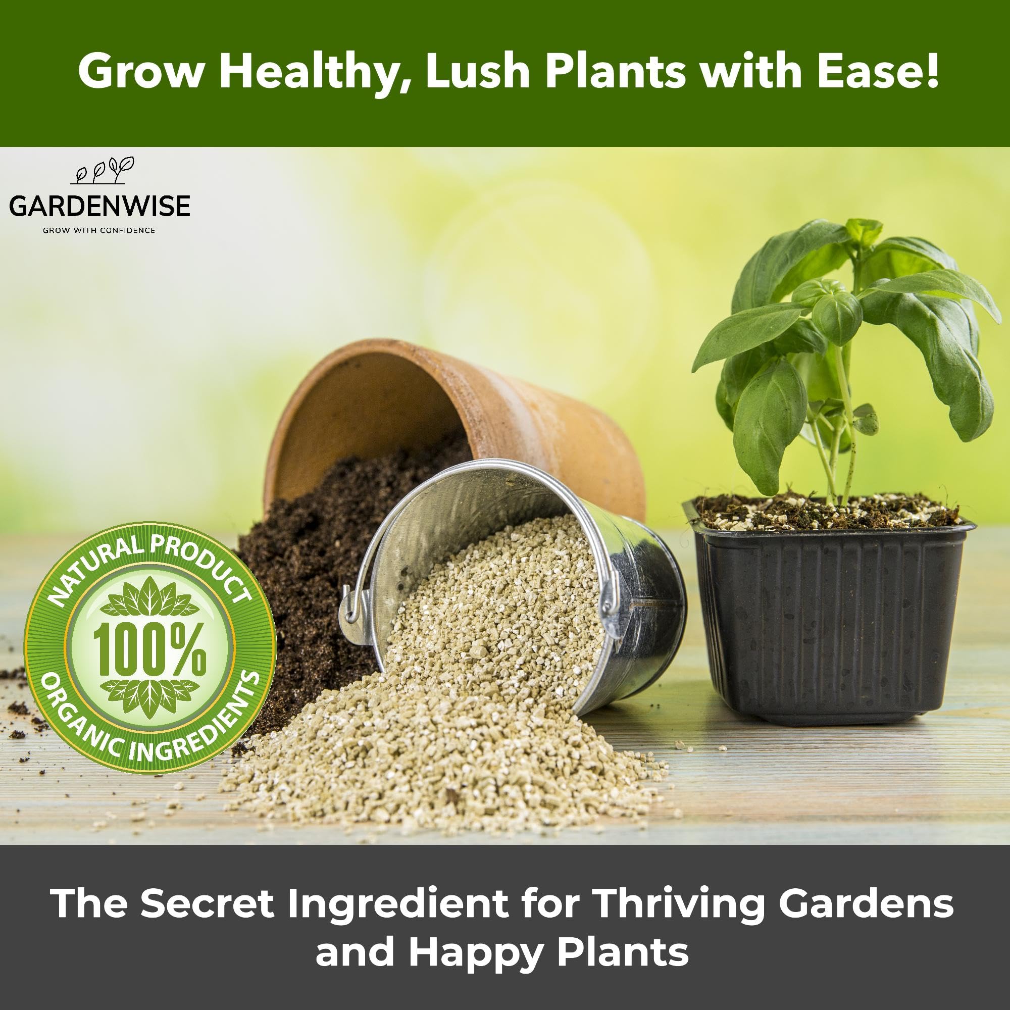 GARDENWISE Organic Fine Vermiculite fine texture close-up
