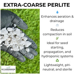 GARDENWISE Perlite in use for succulent plants