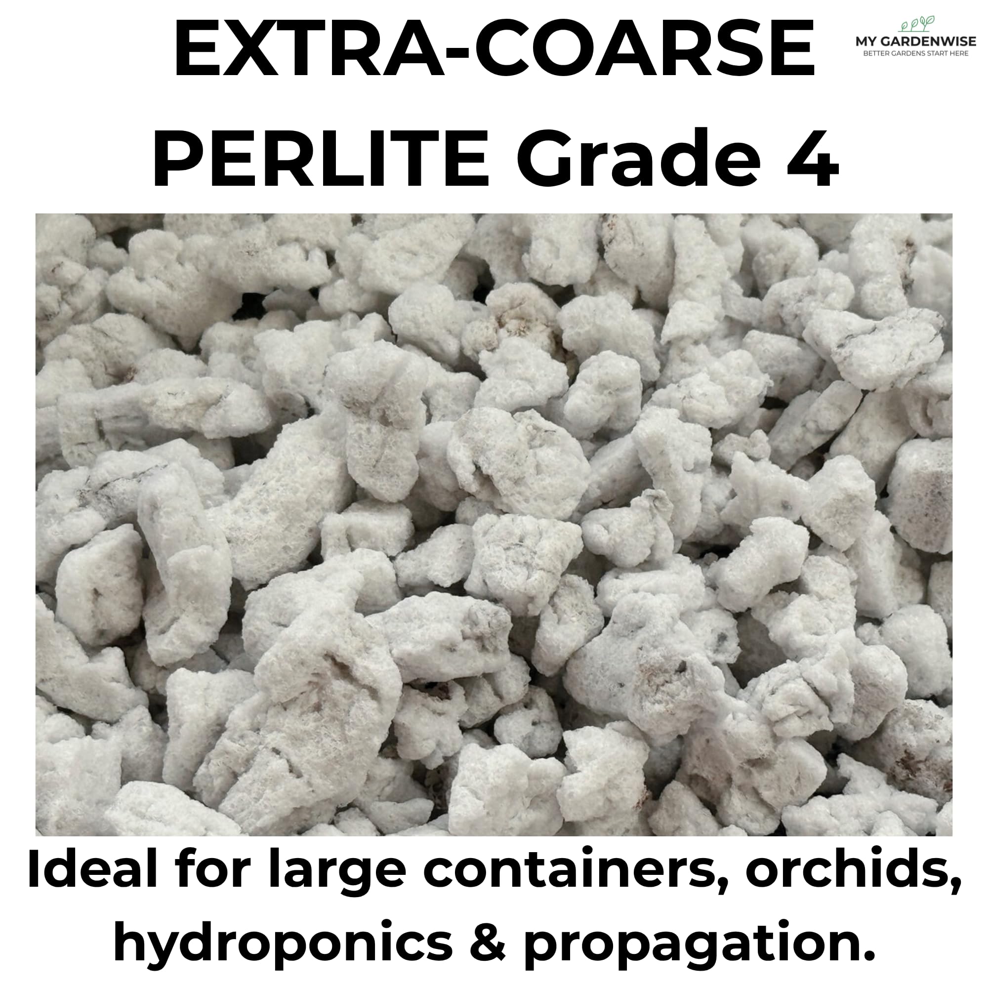 GARDENWISE Perlite showing texture and granules