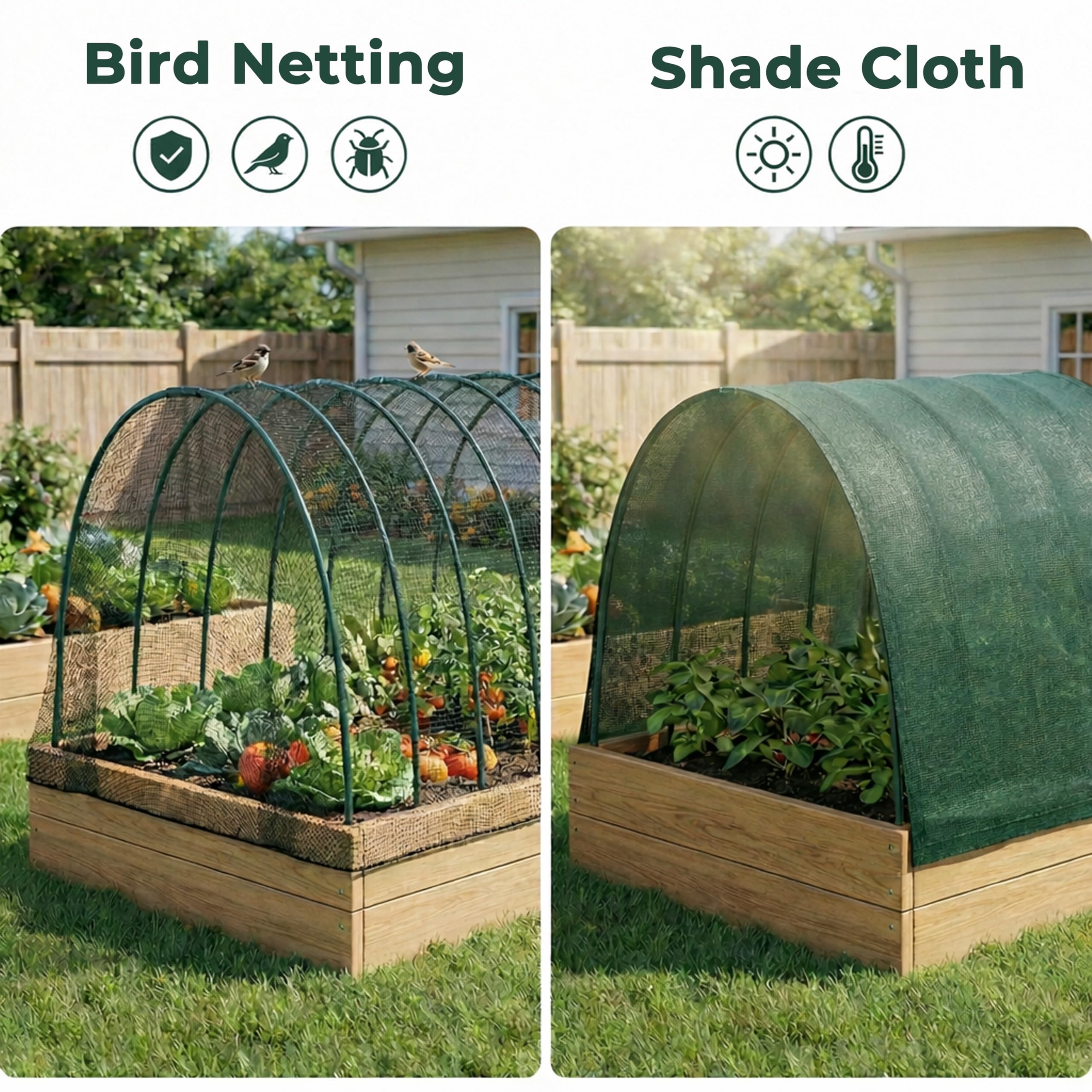 Gardzen Garden Hoops flexible design in use