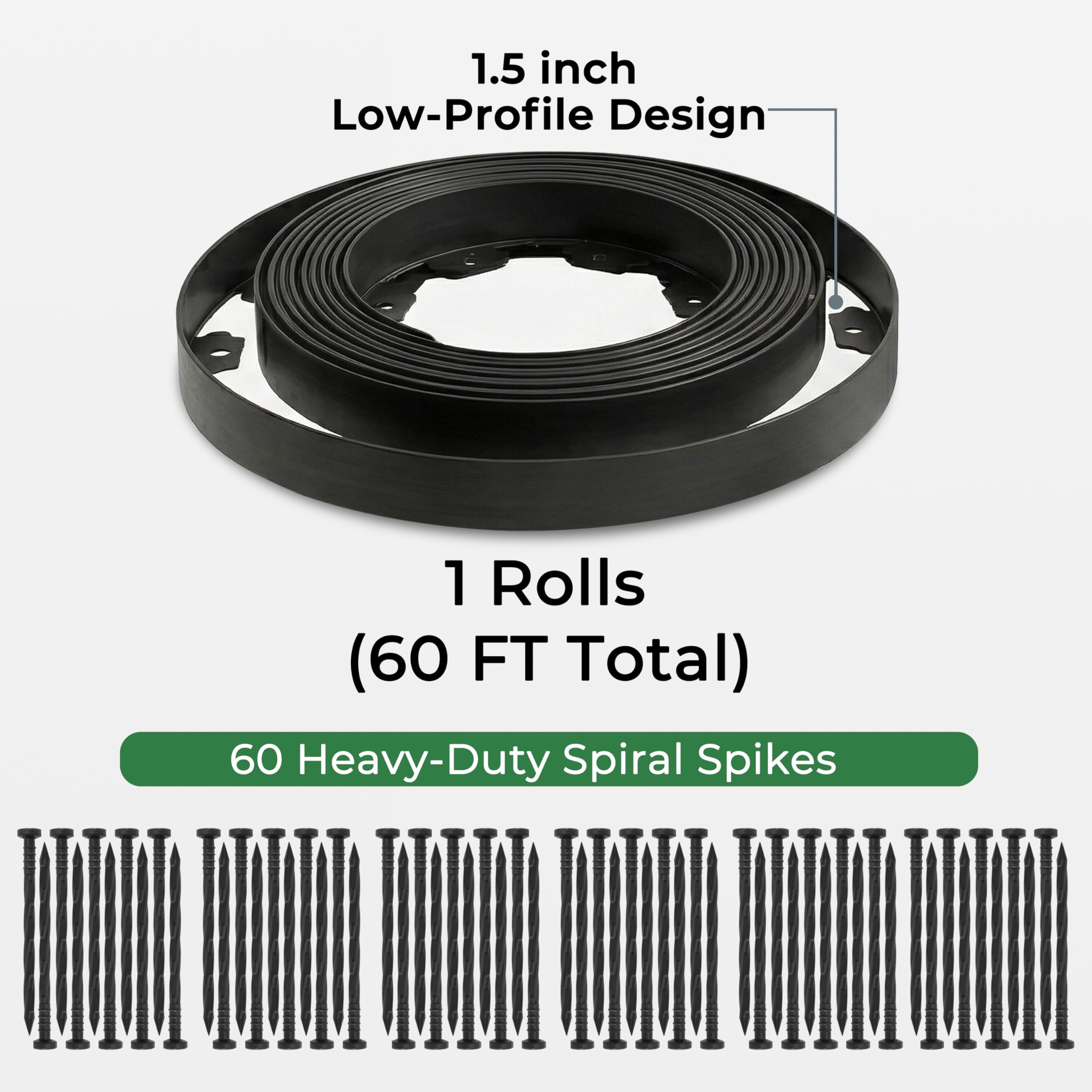 Gardzen landscape edging kit packaging display