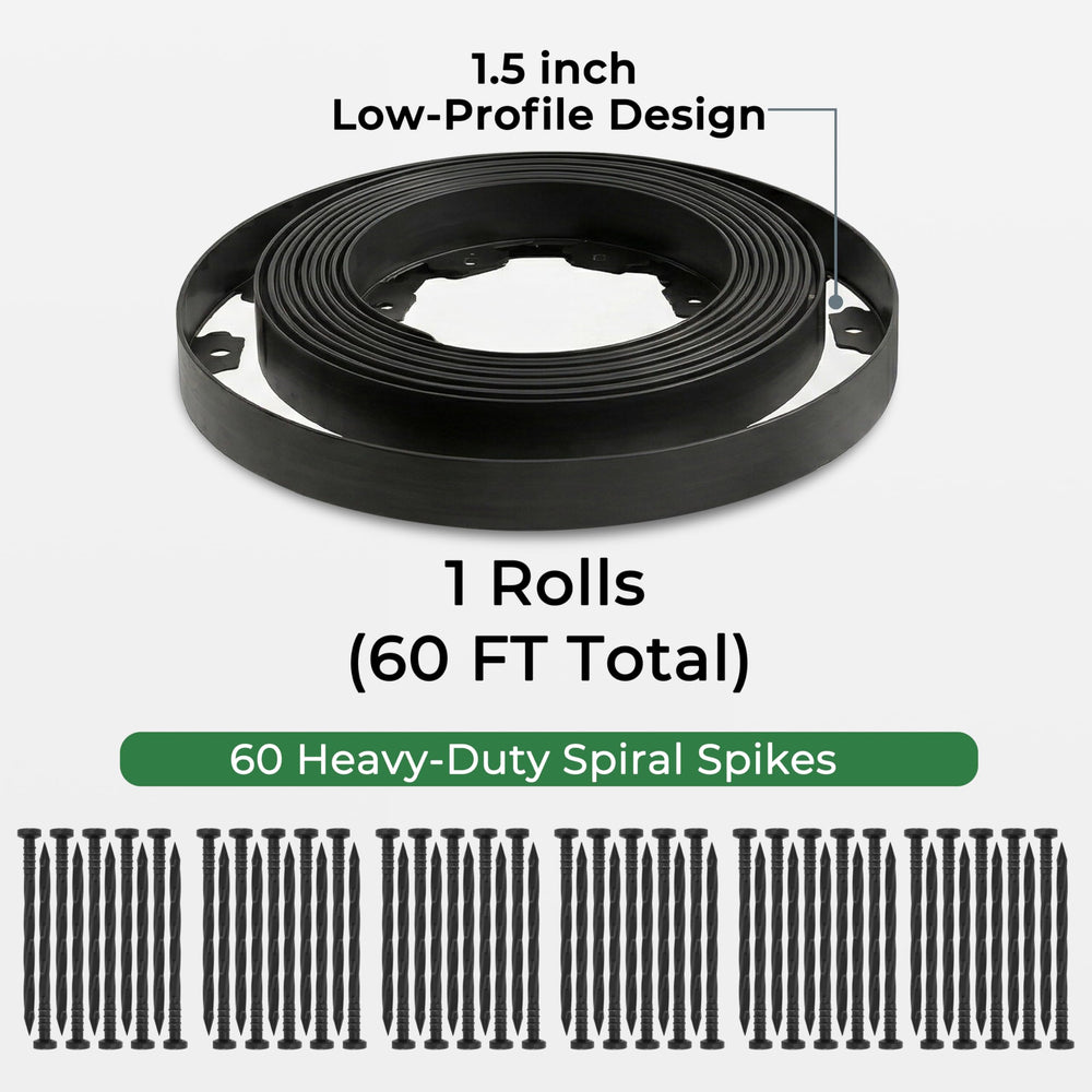Gardzen landscape edging kit packaging display