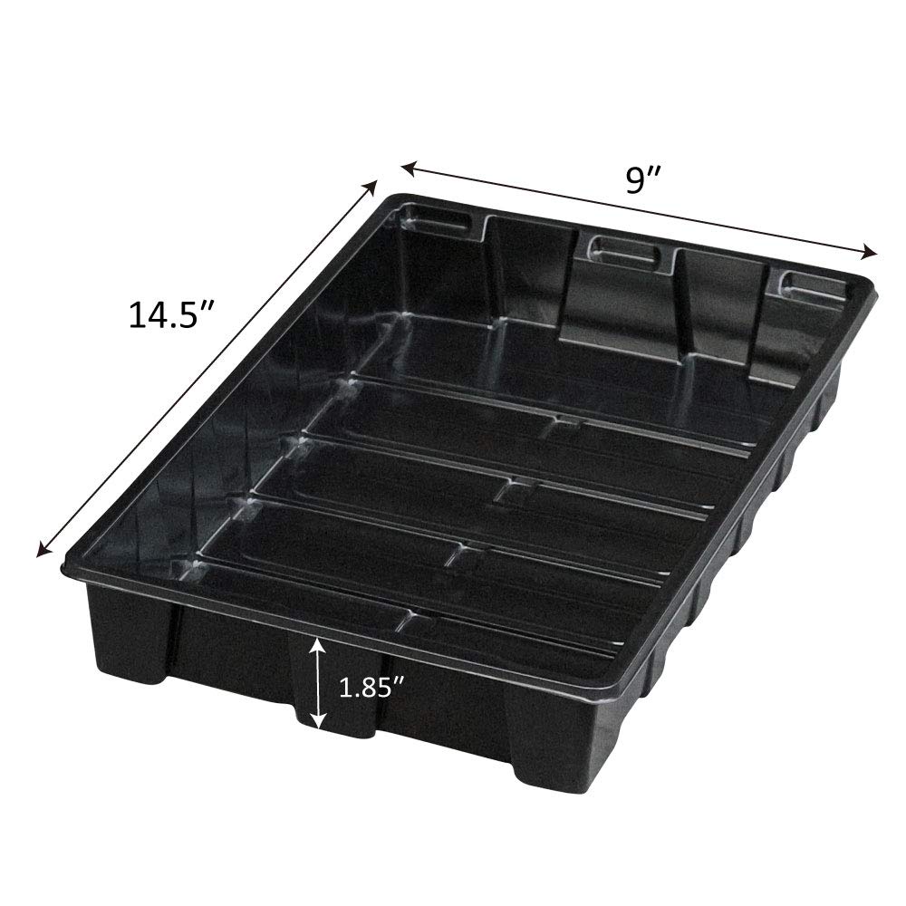 Gardzen seed trays with microgreens growing