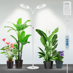 Garpsen Dual-Head Plant Light with 168 LEDs front view
