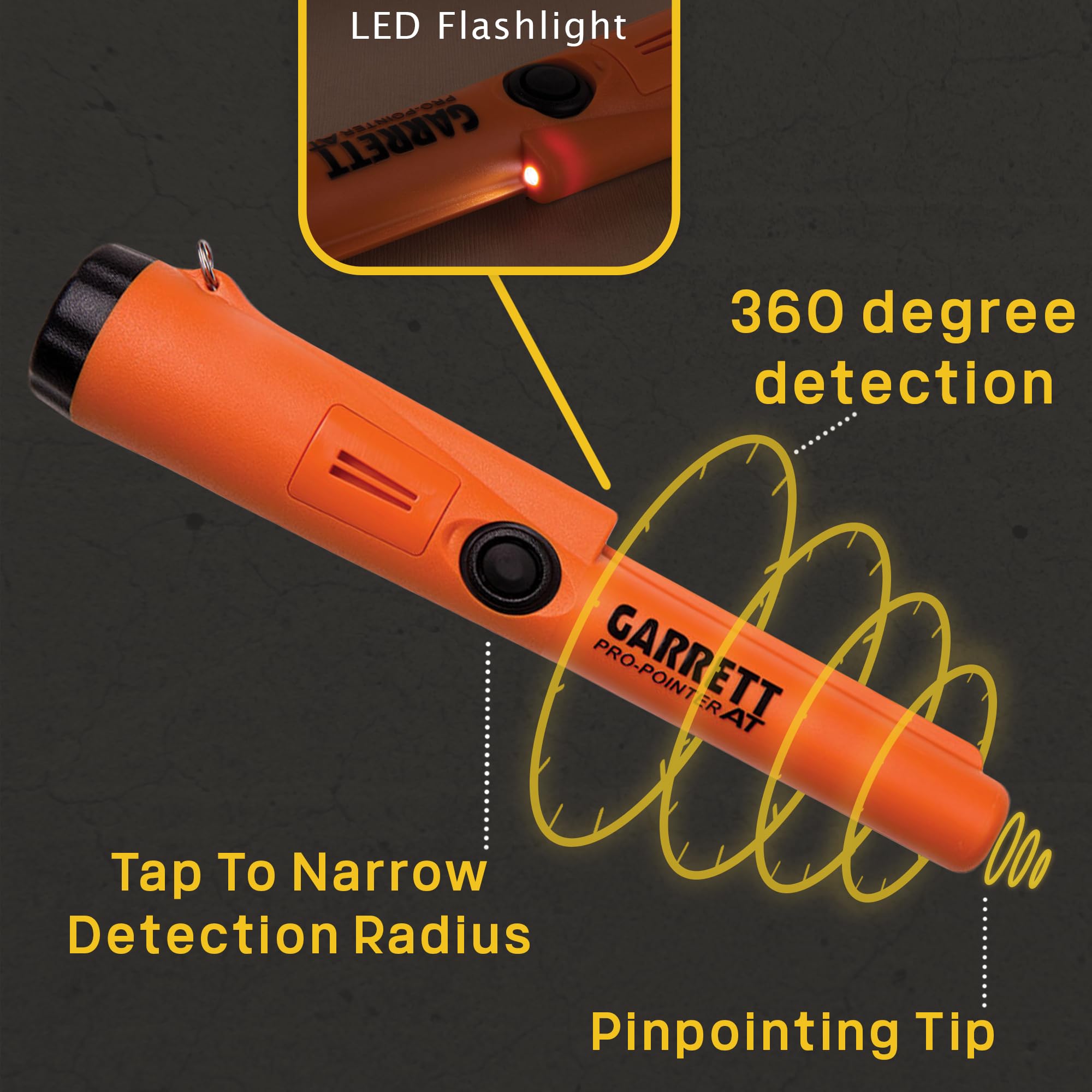 Garrett Pro-Pointer AT packaging displayed on a table