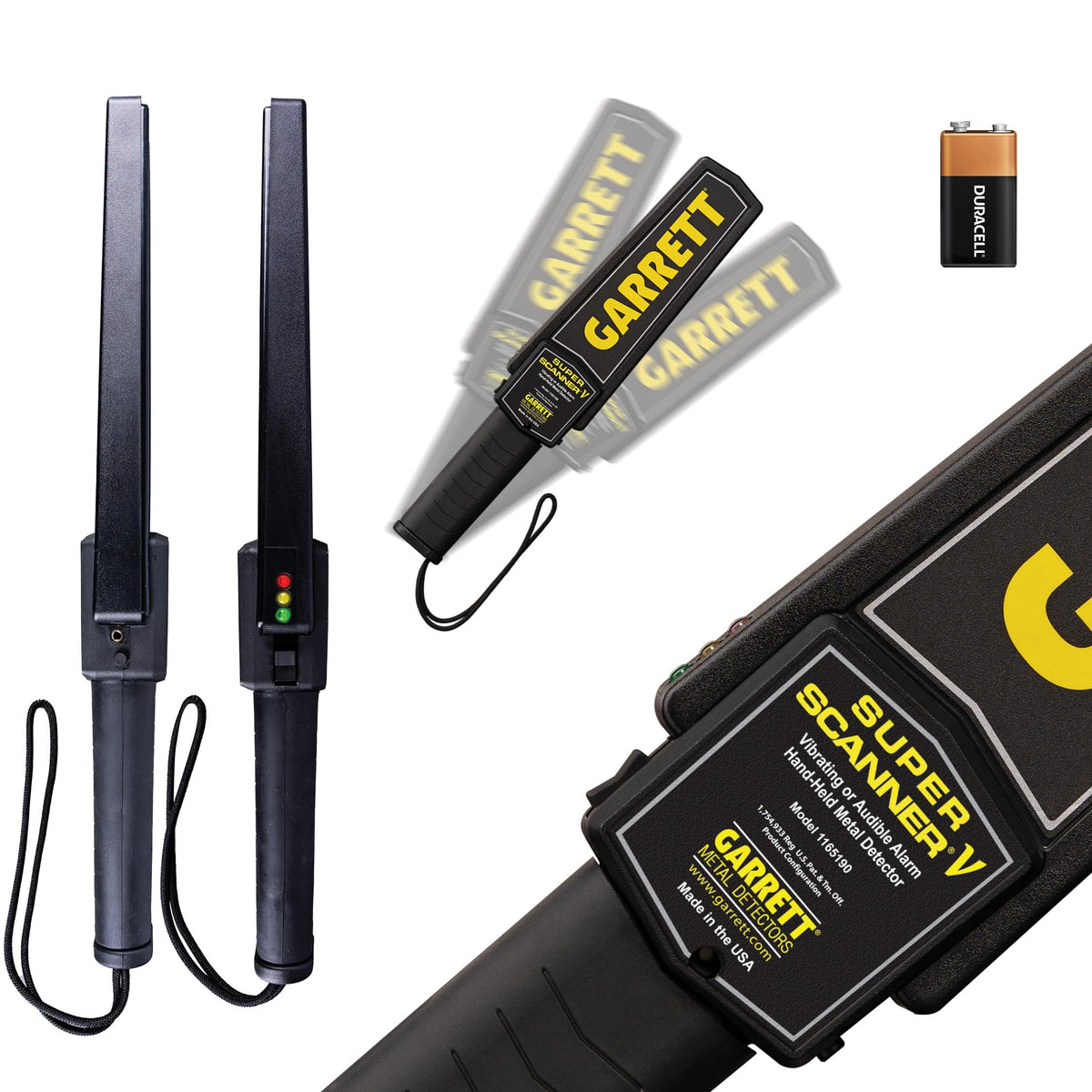 Garrett Super Scanner V Handheld Metal Detector front view
