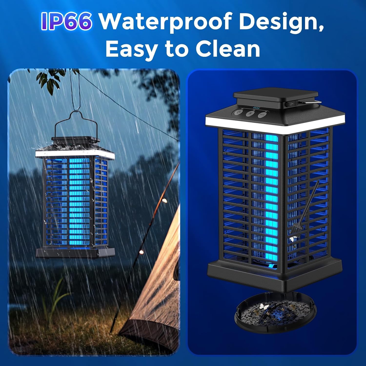 GARUTED Bug Zapper Outdoor dimensions and specifications