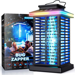 GARUTED Bug Zapper Outdoor matte black front view