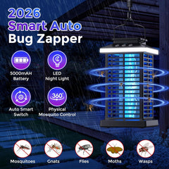 GARUTED Bug Zapper Outdoor showing LED night light