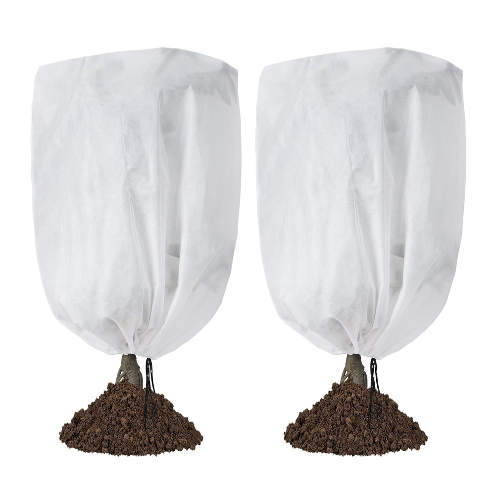 Garutom 2-Pack Plant Covers 42" x 45" front view