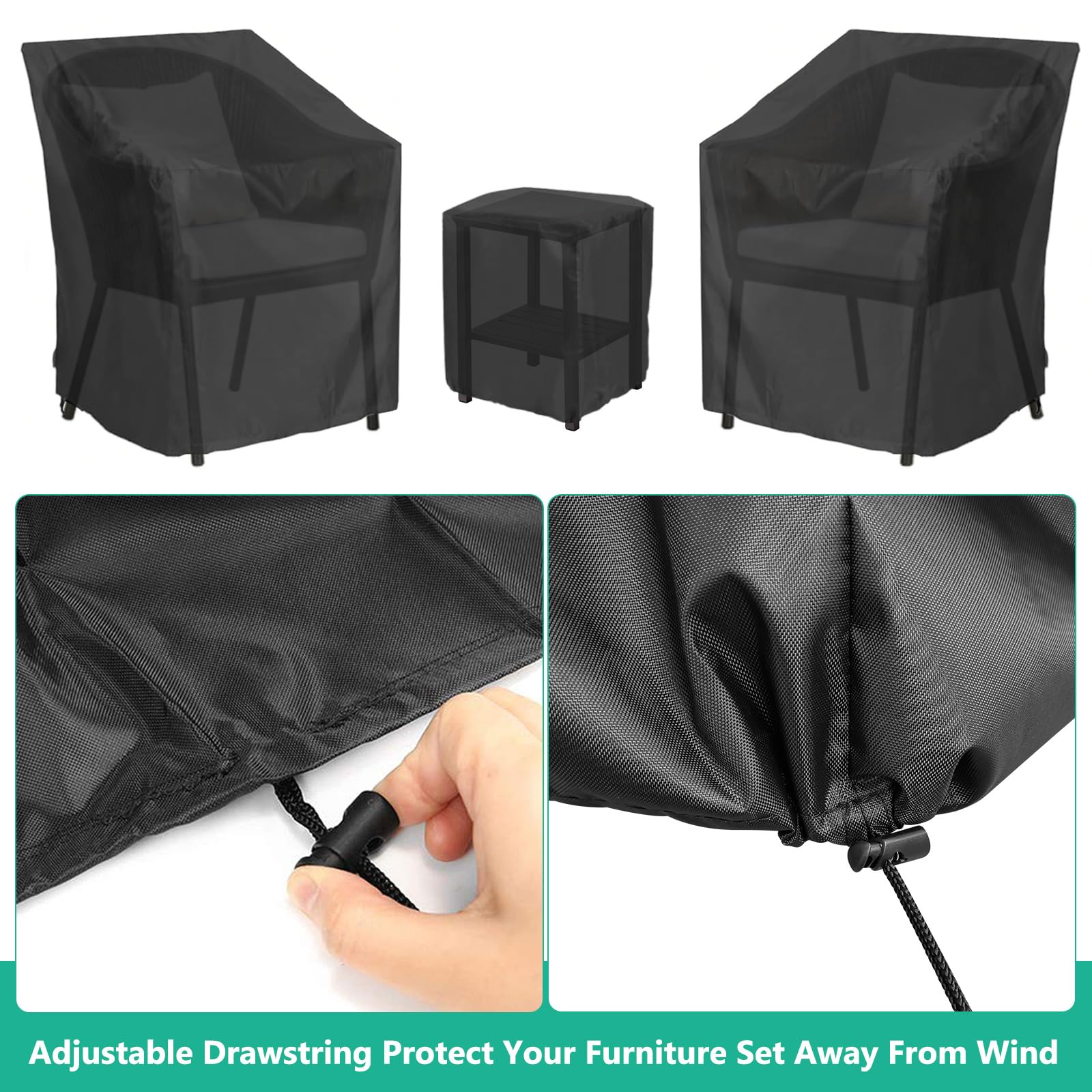 Gasadar furniture covers packed in organizer bag