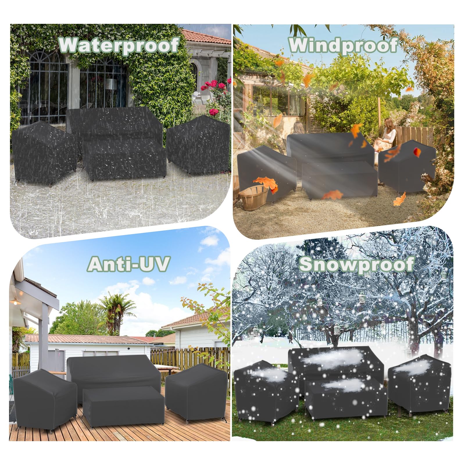 Gasadar storage bag for patio furniture covers