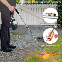 GasBRUH Weed Torch side view with igniter