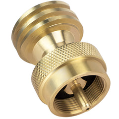GASPRO 1lb Propane Tank Adapter bronze front view