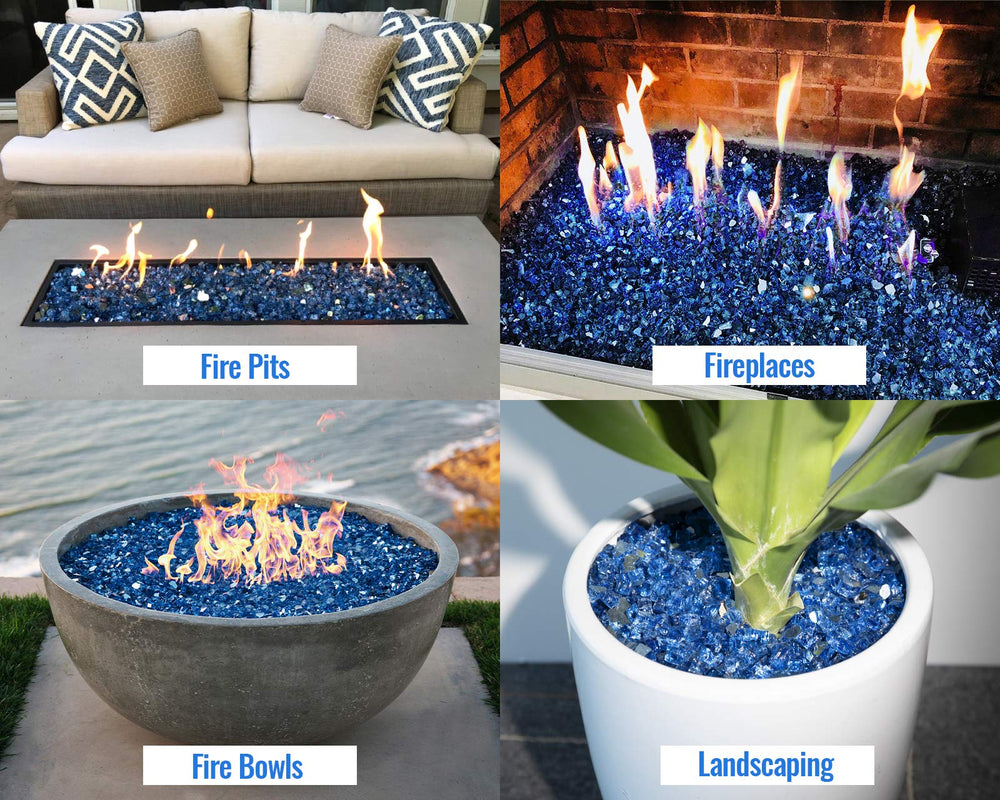 GASPRO Fire Glass displayed in an outdoor setting
