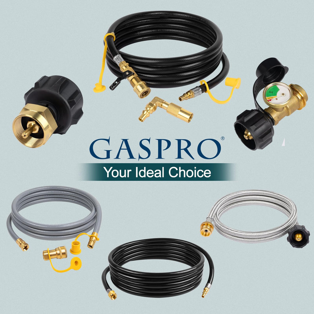 GASPRO hose showing 90° elbow adapter