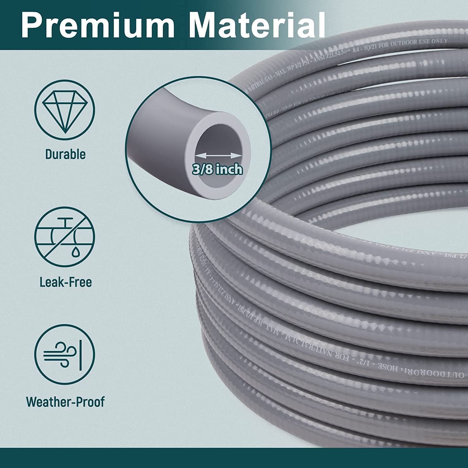 GASPRO natural gas hose packaging details