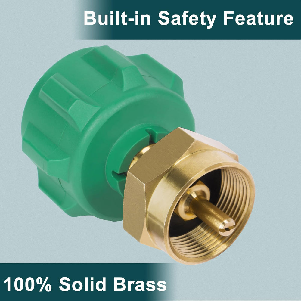 GASPRO Propane Refill Adapter close-up of safety feature