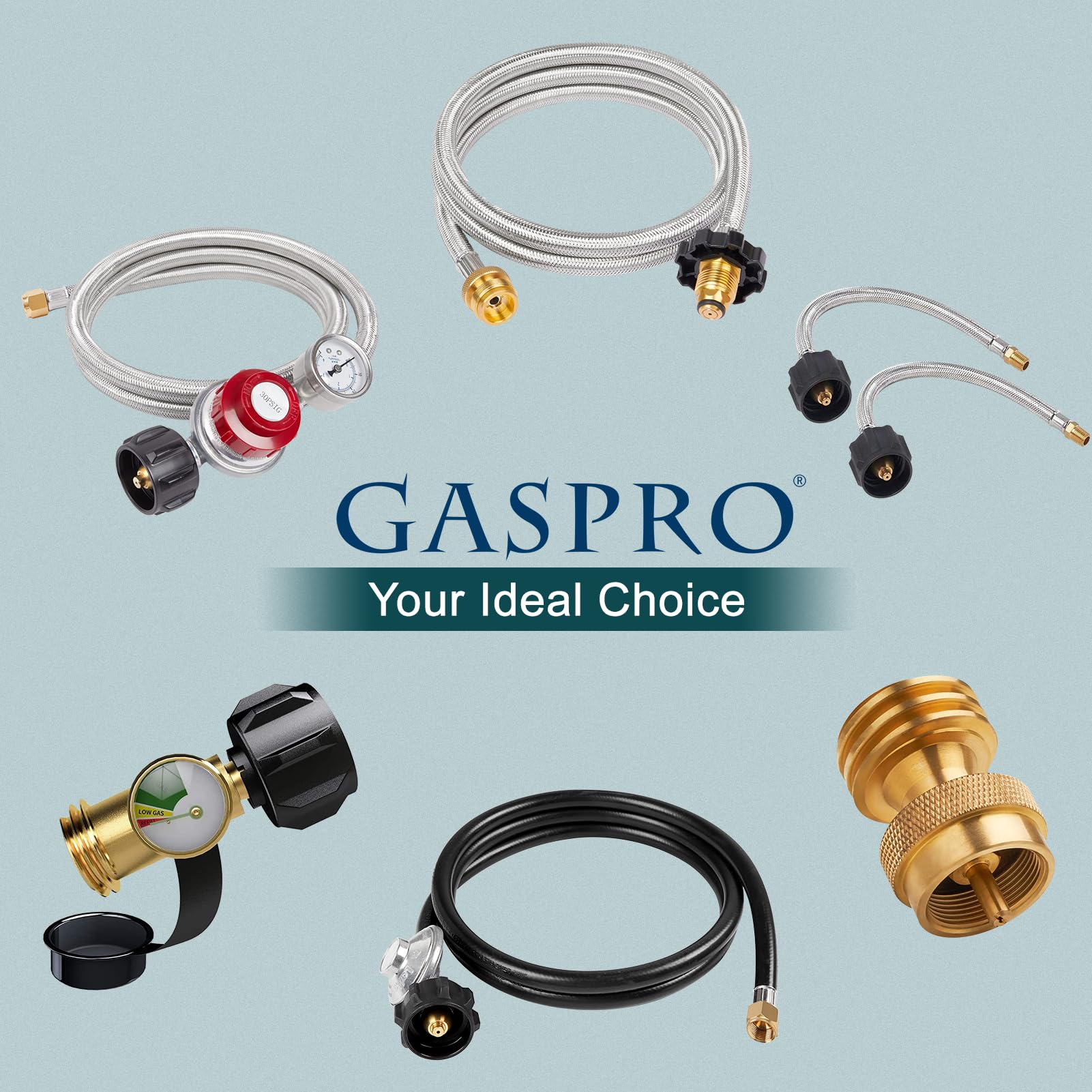 GASPRO Propane Refill Adapter dimensions and specifications