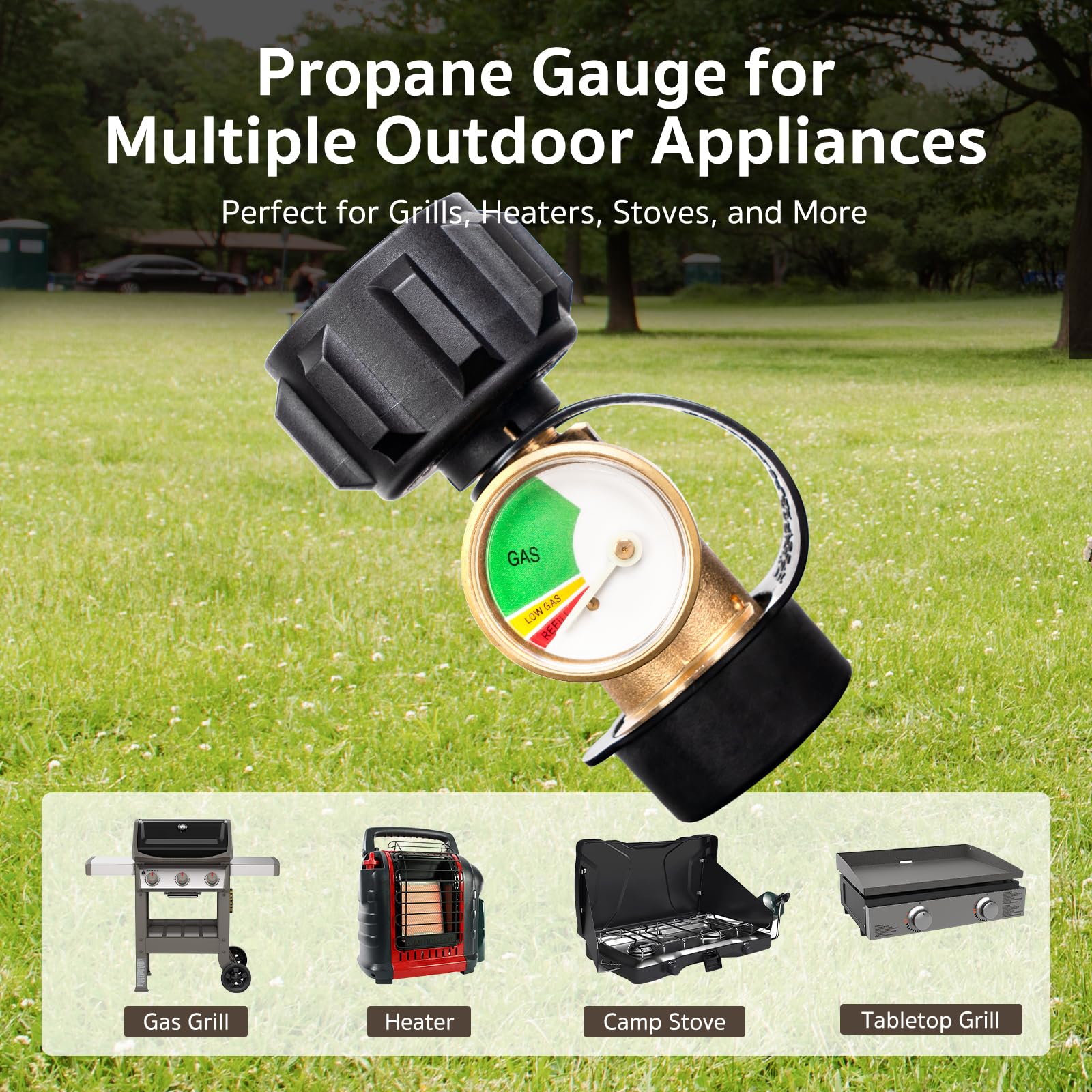 GASPRO Propane Tank Gauge side view