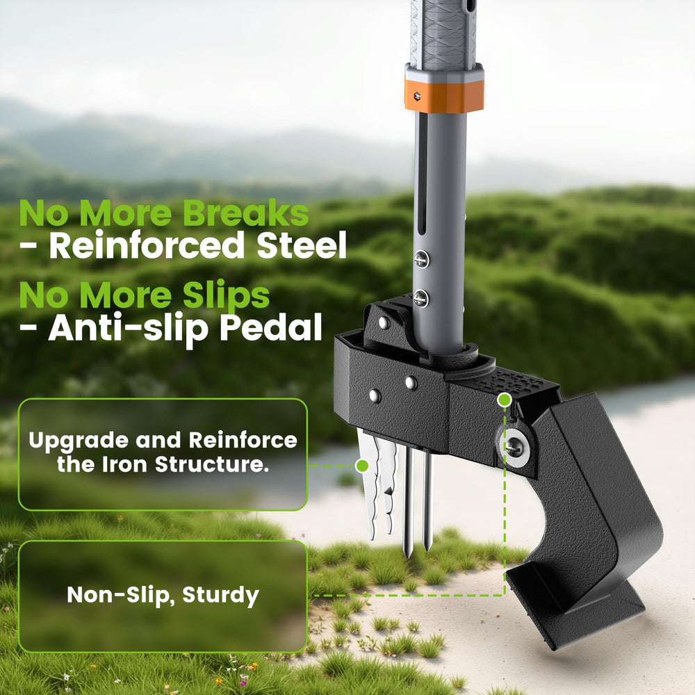 GASREKV Weed Puller Tool displaying ergonomic design