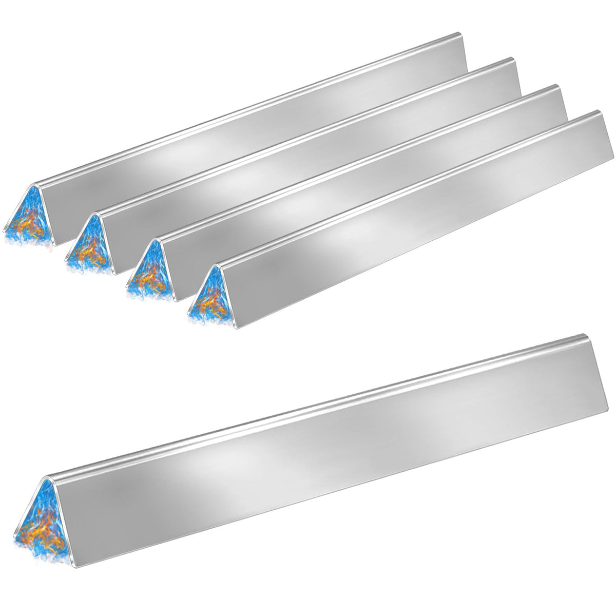 GasSaf 24.5 inch flavorizer bar set of 5 in packaging