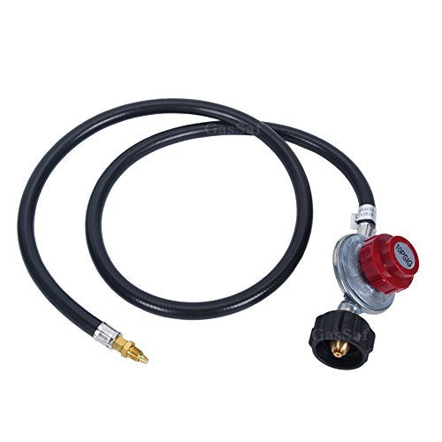 GasSaf 4FT Adjustable High Pressure Propane Regulator front view