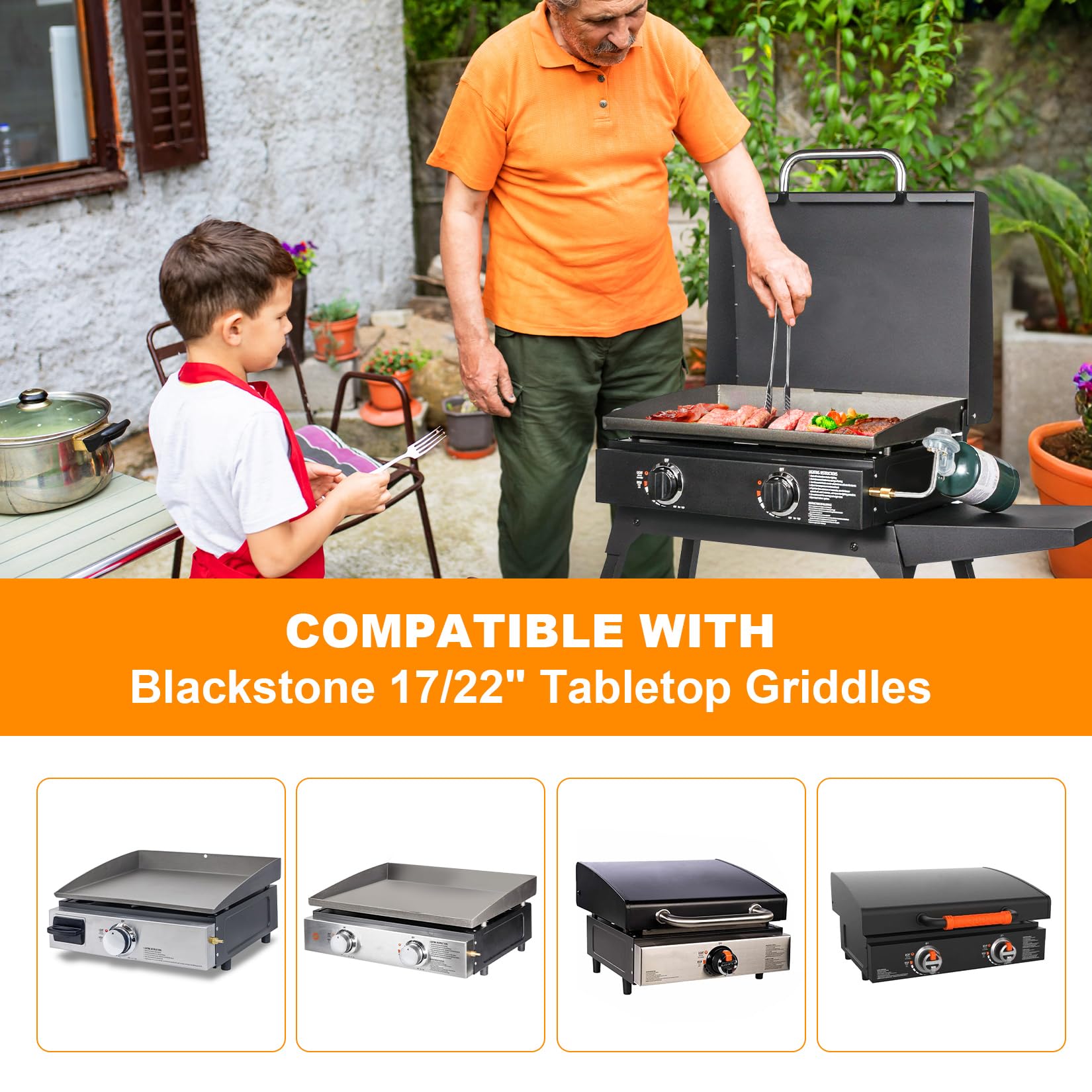 GasSaf Griddles Regulator compatibility with propane tank