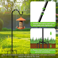 GATSUNS shepherds hook holding a bird feeder