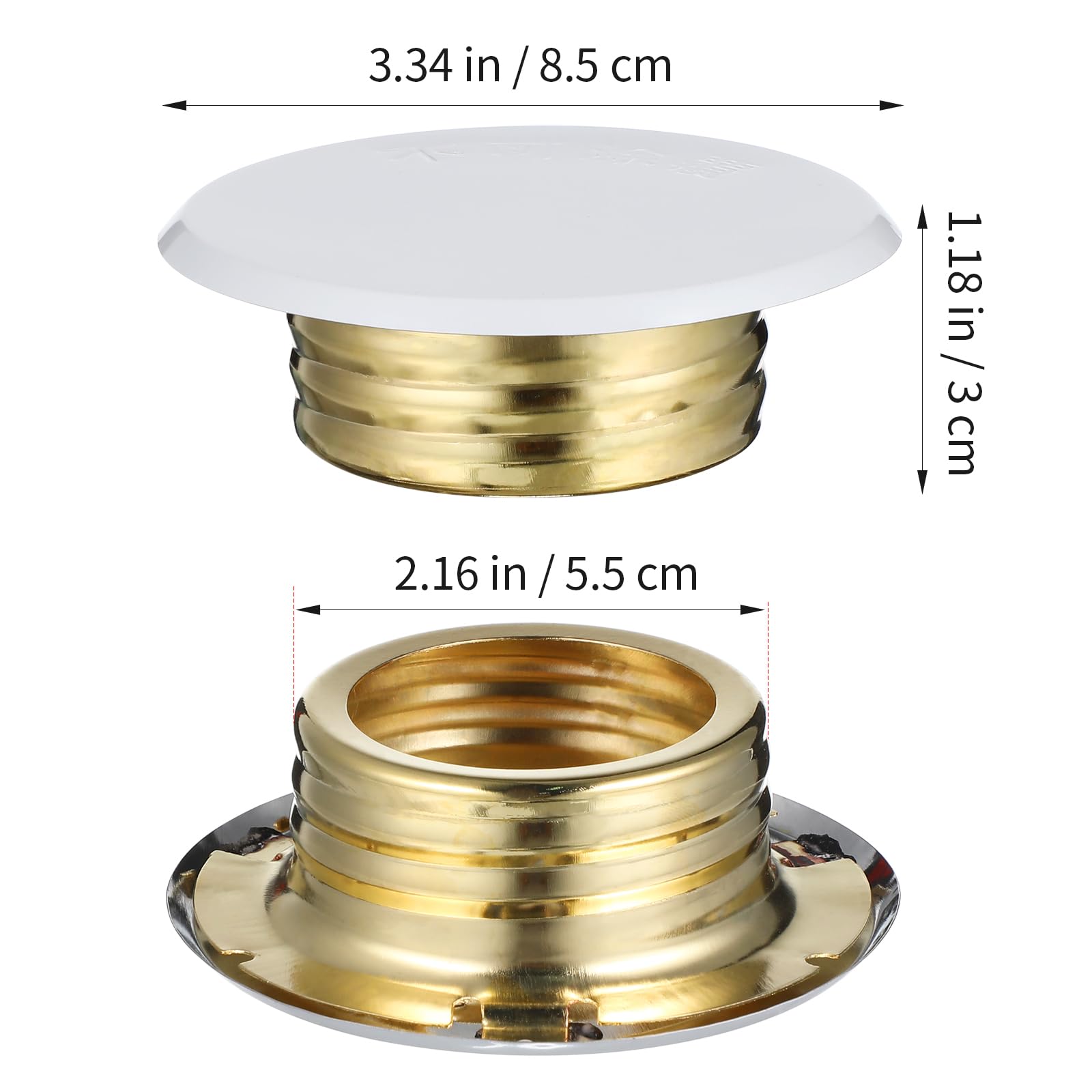 Gatuida Fire Sprinkler Covers Plate installed on ceiling