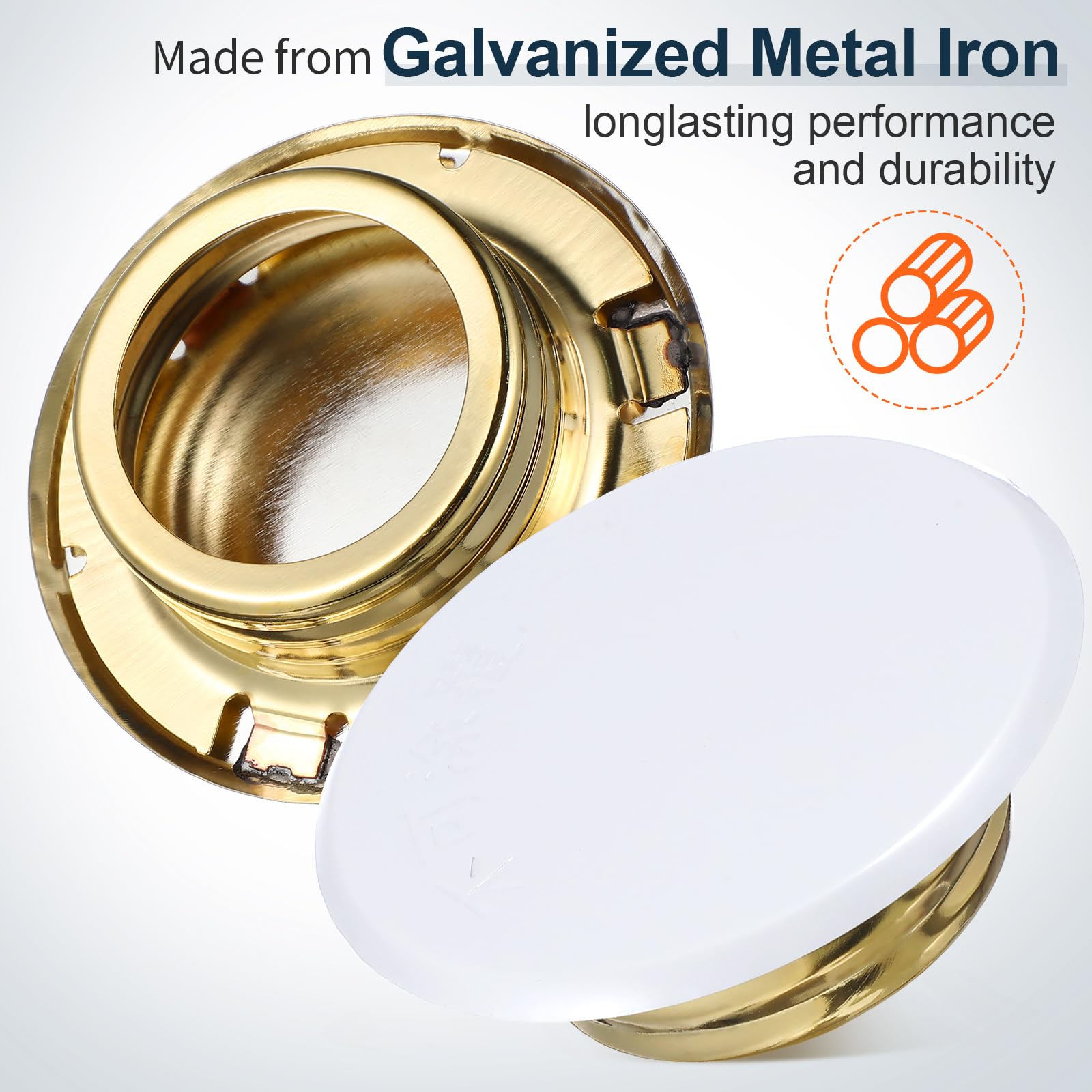 Gatuida Fire Sprinkler Covers Plate with user-friendly knob-style design