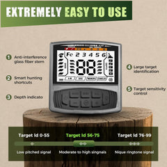 Gbnryg Metal Detector M55J waterproof search coil close-up