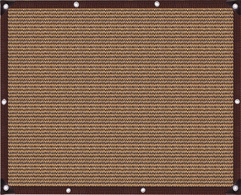 GCEXDLDP 4x6FT brown shade cloth front view