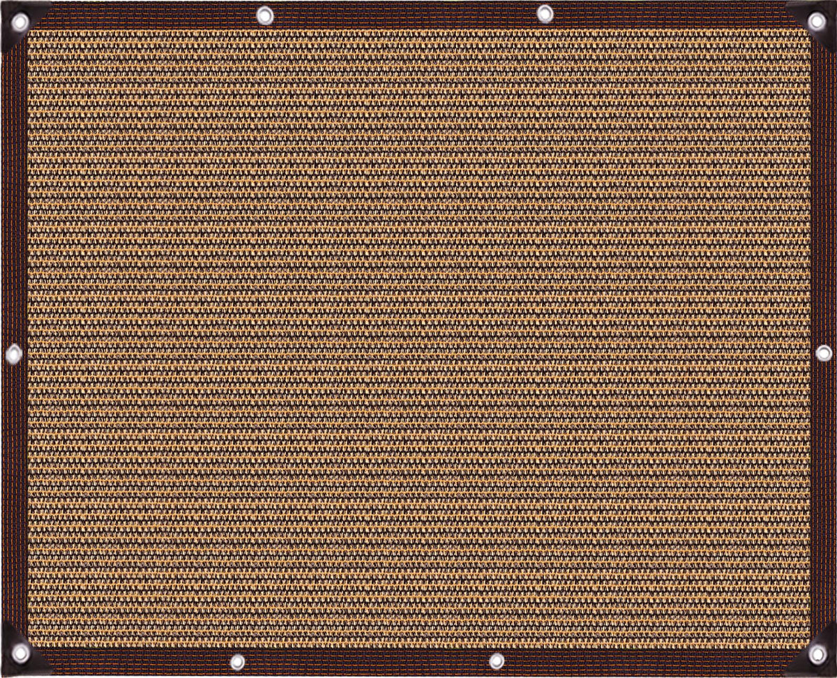 GCEXDLDP 4x6FT brown shade cloth front view