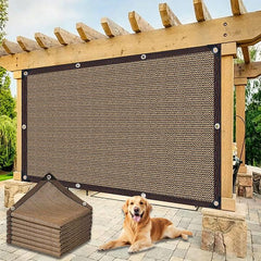 GCEXDLDP shade cloth with grommets close-up