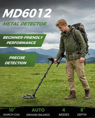 GDDREAM Metal Detector displaying LCD screen
