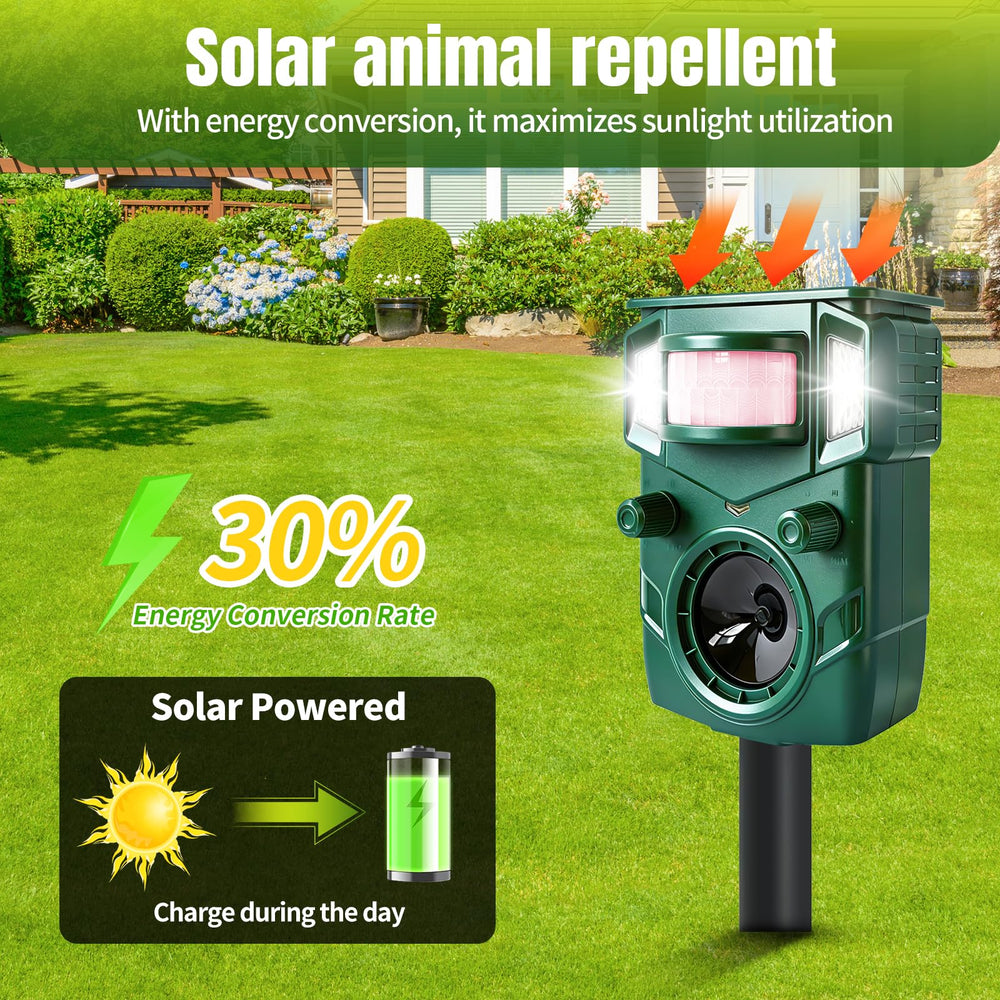 gdend Ultrasonic Repeller displaying working modes