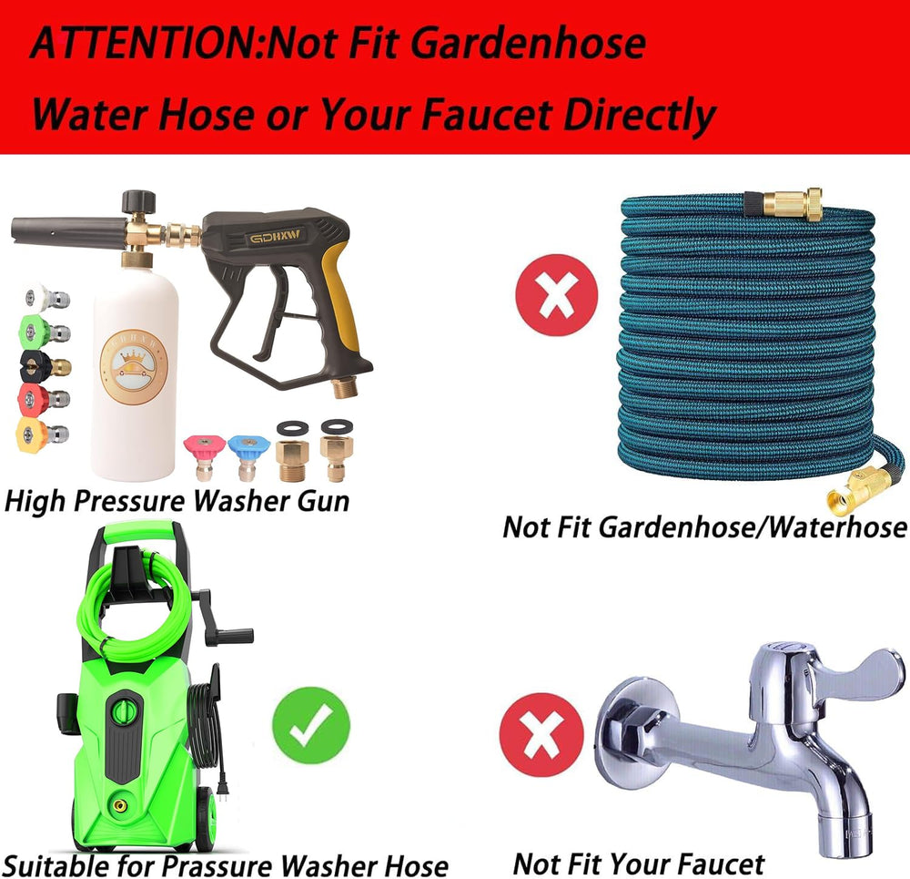 GDHXW Foam Cannon with adjustable nozzle