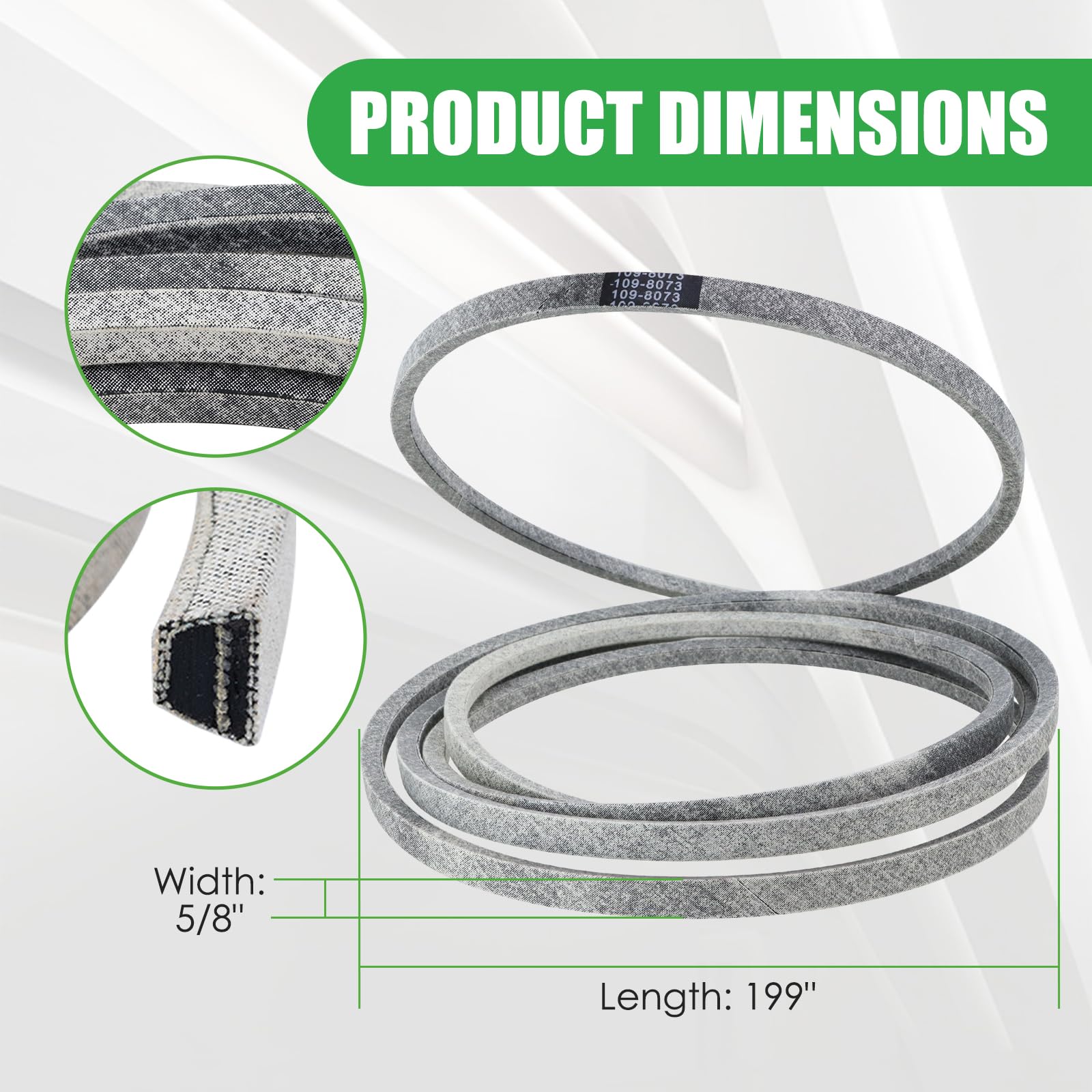 GEATaaT Mower Deck Belt compatibility list