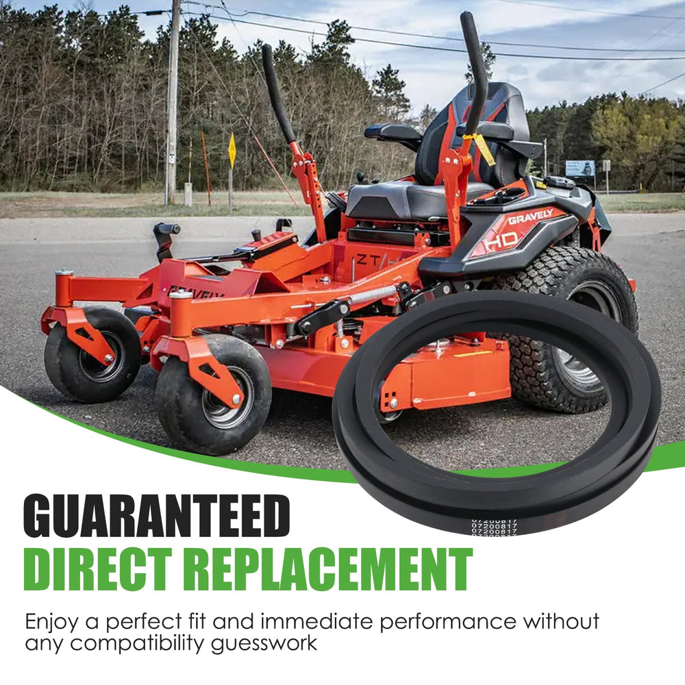 GEATaaT Mower Deck Belt packaging with technical specifications