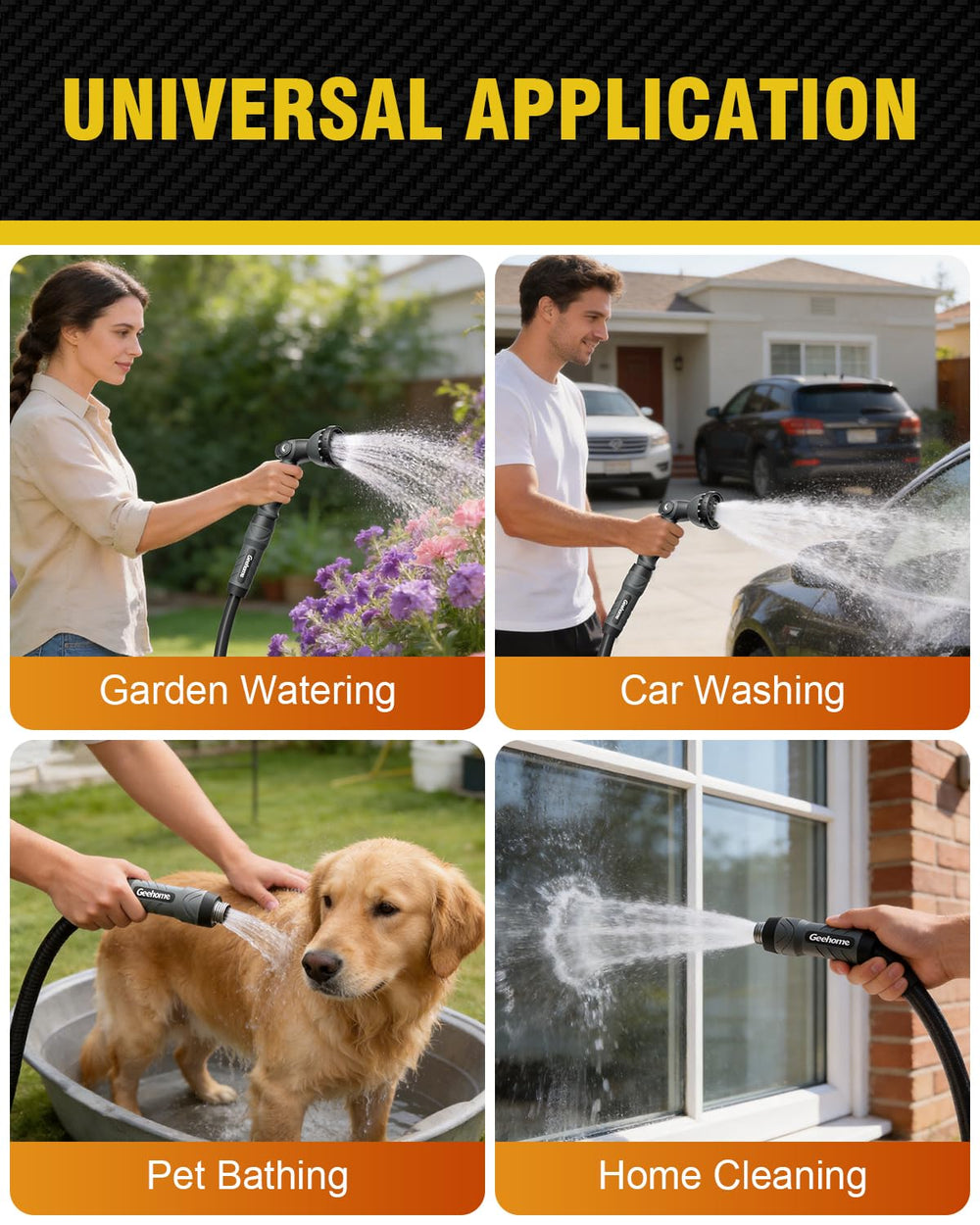 GEEHOME garden hose features overview