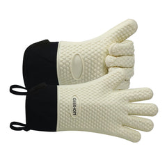 GEEKHOM BBQ Gloves front view in beige